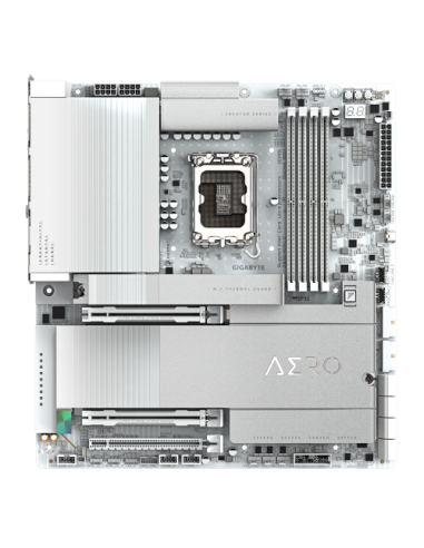 GIGABYTE Z890 AERO D Placa Base - Compatible con CPUs Intel Core Ultra (Serie 2), VRM de 16+1+2 fases, hasta 9500MHz DDR5 (OC), 