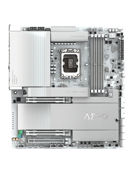 GIGABYTE Z890 AERO D Placa Base - Compatible con CPUs Intel Core Ultra (Serie 2), VRM de 16+1+2 fases, hasta 9500MHz DDR5 (OC), 