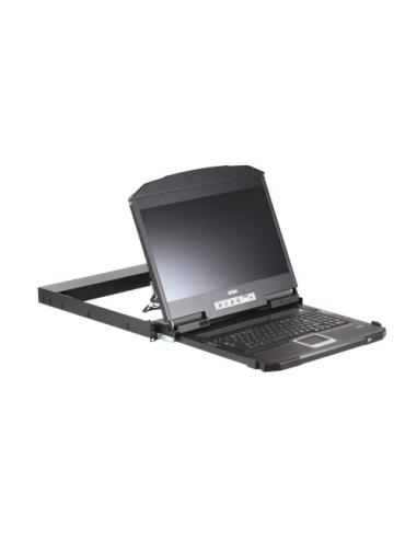 ATEN CL3800NW consola de rack 47 cm (18.5") 1920 x 1080 Pixeles Metal, Plástico Negro 1U