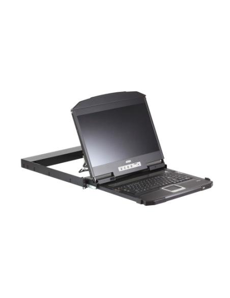 ATEN CL3800NW consola de rack 47 cm (18.5") 1920 x 1080 Pixeles Metal, Plástico Negro 1U