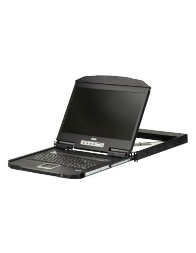 ATEN CL3100NX interruptor KVM Montaje en rack Negro