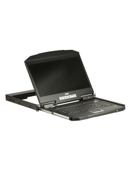 ATEN CL3100NX interruptor KVM Montaje en rack Negro