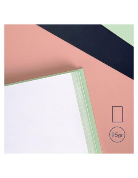 CUADERNO A5 CON ESPIRAL Y TAPA DURA, 80 HOJAS BLANCAS DE 95 GR/M, COLECCIÓN 430 SINCE 1918, BEIGE MILAN 57151E80BG