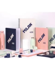 CUADERNO A4 CON ESPIRAL Y TAPA DURA, 80 HOJAS BLANCAS DE 95 GR/M, COLECCIÓN 430 SINCE 1918, ROSA MILAN 57141E80P 2