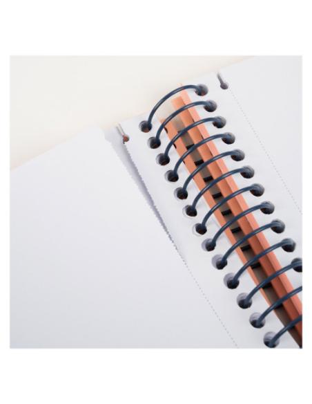 CUADERNO A4 CON ESPIRAL Y TAPA DURA, 80 HOJAS BLANCAS DE 95 GR/M, COLECCIÓN 430 SINCE 1918, BEIGE MILAN 57141E80BG