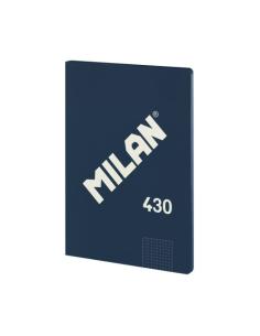 LIBRETA ENCOLADA, PAPEL CUADRICULADO, 48 HOJAS A4, SERIE 1918, AZUL MILAN 57243G48B