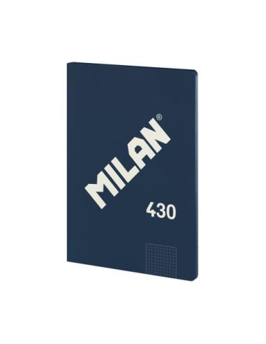 LIBRETA ENCOLADA, PAPEL CUADRICULADO, 48 HOJAS A4, SERIE 1918, AZUL MILAN 57243G48B