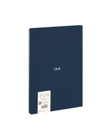 LIBRETA ENCOLADA, PAPEL CUADRICULADO, 48 HOJAS A4, SERIE 1918, AZUL MILAN 57243G48B