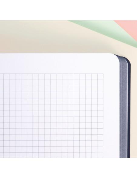 LIBRETA ENCOLADA, PAPEL CUADRICULADO, 48 HOJAS A4, SERIE 1918, BEIGE MILAN 57243G48BG