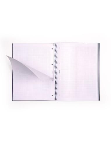 LIBRETA CON ESPIRAL, PAPEL CUADRICULADO, 80 HOJAS A4, SERIE 1918, VERDE MILAN 57143E80GR