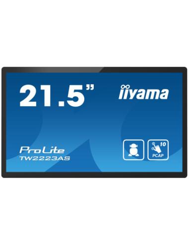 IIYAMA 21,5" PANEL-PC ANDROID 12, SOC RK3399 4GB, 32GB, PCAP BEZEL FREE 10-PTOUCH, 1920X1080, VA PANEL, SPEAKERS, WIFI, BT5.2, M