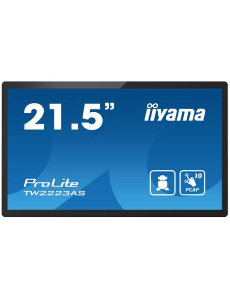 IIYAMA 21,5" PANEL-PC ANDROID 12, SOC RK3399 4GB, 32GB, PCAP BEZEL FREE 10-PTOUCH, 1920X1080, VA PANEL, SPEAKERS, WIFI, BT5.2, M