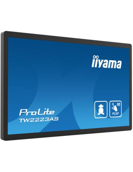 IIYAMA 21,5" PANEL-PC ANDROID 12, SOC RK3399 4GB, 32GB, PCAP BEZEL FREE 10-PTOUCH, 1920X1080, VA PANEL, SPEAKERS, WIFI, BT5.2, M