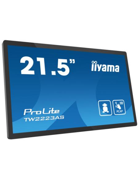 IIYAMA 21,5" PANEL-PC ANDROID 12, SOC RK3399 4GB, 32GB, PCAP BEZEL FREE 10-PTOUCH, 1920X1080, VA PANEL, SPEAKERS, WIFI, BT5.2, M