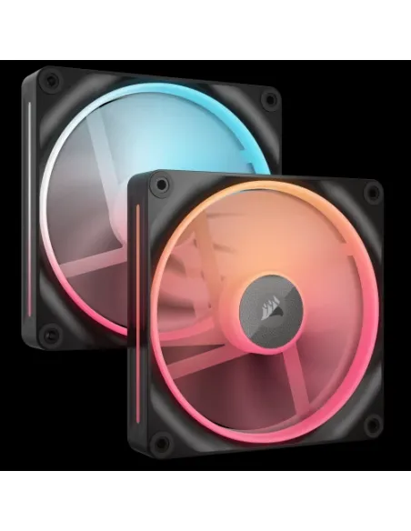 Corsair iCUE LINK LX140-R RGB Carcasa del ordenador Ventilador 14 cm Negro 2 pieza(s)