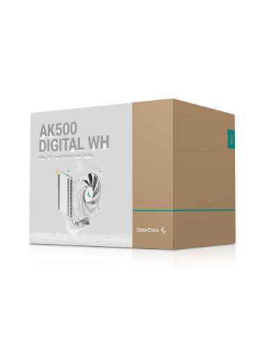 REFRIGERADOR CPU MULTIZOCALO DEEPCOOL AK500 WHITE DIGITAL R-AK500-WHADMN-G