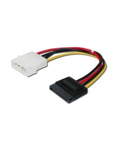 CABLE ALIMENTACION INTERNO MOLEX 4 PIN (M) A SATA (H)