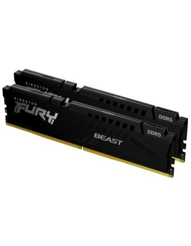 MEMORIA KINGSTON 32GB KIT2 6000MT/S DDR5 CL36 FURY BEAST BLACK EXPO - KF560C36BBE2K2-32