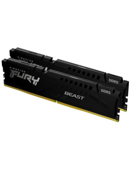MEMORIA KINGSTON 32GB KIT2 6000MT/S DDR5 CL36 FURY BEAST BLACK EXPO - KF560C36BBE2K2-32