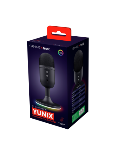 Trust GXT 234P Yunix Negro Micrófono de superficie para mesa