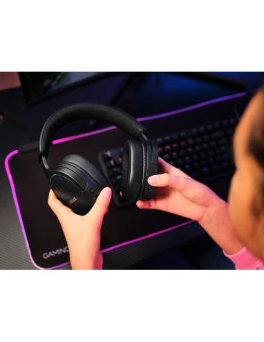 Trust GXT 491 Fayzo Auriculares Inalámbrico y alámbrico Diadema Juego USB Tipo C Bluetooth Negro