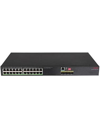 H3C - (9801A2DK) - H3C IE4320-28S-HPWR L2 INDUSTRIAL ETHERNET SWITCH WITH 8*10/100/1000BASE-T POE++ PORTS,16*10/100/1000BASE-T P