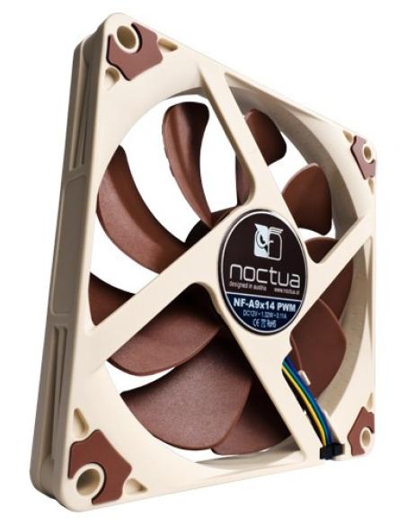 NOCTUA VENTILADOR CAJA NF-A9X14 PWM, 92MM FAN, 92X92X14 MM, 12V, 2200RPM/1700RPM/500RPM, 19,9 DB(A), 50,5 M3/H, 1,64 MM H2O, 4 P