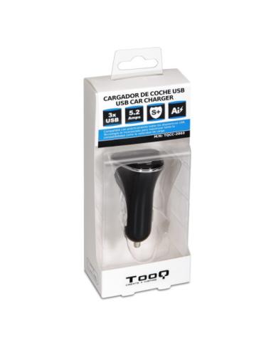 TooQ TQCC-2003 cargador de dispositivo móvil Auto Negro