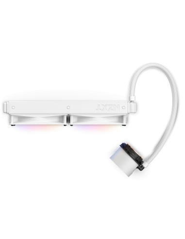 REFRIGERADOR LIQUIDO CPU NZXT KRAKEN 280 RGB 2X140 BLANCO VENT RGB DISPLAY LCD