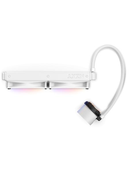 REFRIGERADOR LIQUIDO CPU NZXT KRAKEN 280 RGB 2X140 BLANCO VENT RGB DISPLAY LCD
