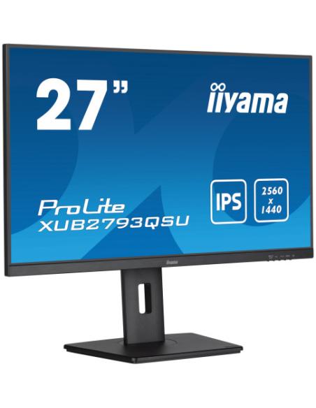 IIYAMA PANTALLA 27" IPS WQHD CON SOPORTE AJUSTABLE EN ALTURA Y FRECUENCIA DE ACTUALIZACIÓN DE 100HZ