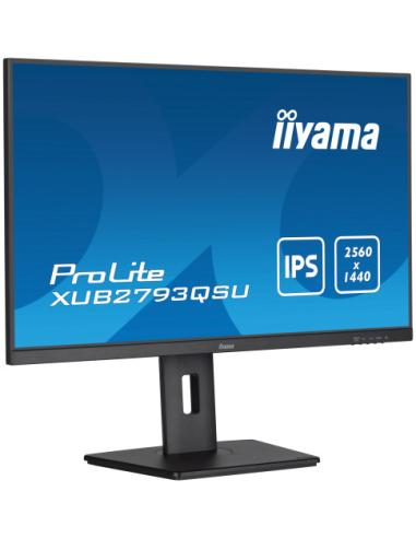 IIYAMA PANTALLA 27" IPS WQHD CON SOPORTE AJUSTABLE EN ALTURA Y FRECUENCIA DE ACTUALIZACIÓN DE 100HZ