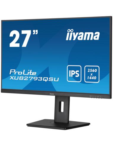 IIYAMA PANTALLA 27" IPS WQHD CON SOPORTE AJUSTABLE EN ALTURA Y FRECUENCIA DE ACTUALIZACIÓN DE 100HZ