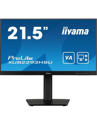 IIYAMA MONITOR IPS DE 21.5’’ SIN BORDES DE 3 LADOS Y CON CONCENTRADOR USB, FRECUENCIA DE ACTUALIZACIÓN DE 100HZ Y CON SOPORTE AJ