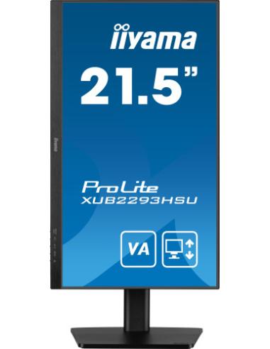 IIYAMA MONITOR IPS DE 21.5’’ SIN BORDES DE 3 LADOS Y CON CONCENTRADOR USB, FRECUENCIA DE ACTUALIZACIÓN DE 100HZ Y CON SOPORTE AJ