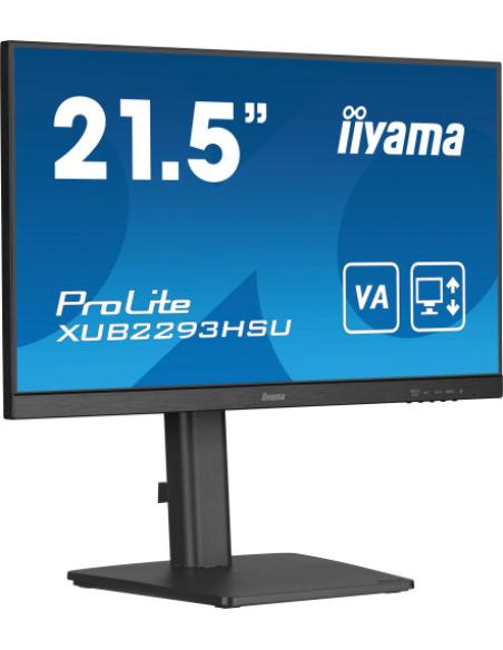 IIYAMA MONITOR IPS DE 21.5’’ SIN BORDES DE 3 LADOS Y CON CONCENTRADOR USB, FRECUENCIA DE ACTUALIZACIÓN DE 100HZ Y CON SOPORTE AJ