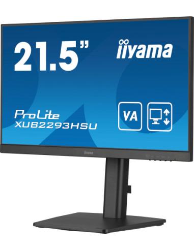 IIYAMA MONITOR IPS DE 21.5’’ SIN BORDES DE 3 LADOS Y CON CONCENTRADOR USB, FRECUENCIA DE ACTUALIZACIÓN DE 100HZ Y CON SOPORTE AJ