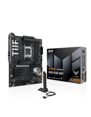 ASUS TUF GAMING X870-PLUS WIFI AMD X870 Zócalo AM5 ATX