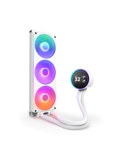 NZXT Kraken Elite 360 RGB Procesador Sistema de refrigeración líquida todo en uno 12 cm Blanco 1 pieza(s)