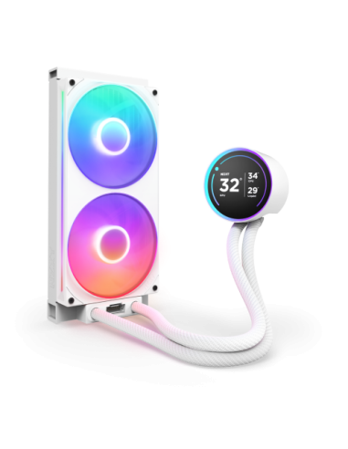 NZXT Kraken Elite 280 RGB Procesador Sistema de refrigeración líquida todo en uno 14 cm Blanco 1 pieza(s)