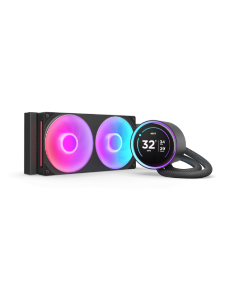 NZXT Kraken Elite 240 RGB Procesador Sistema de refrigeración líquida todo en uno 12 cm Negro 1 pieza(s)