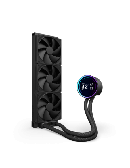 NZXT Kraken Elite 360 Procesador Sistema de refrigeración líquida todo en uno 12 cm Negro 1 pieza(s)