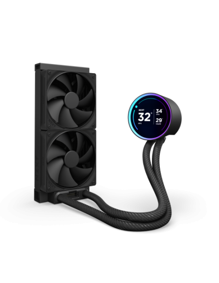 NZXT Kraken Elite 240 Procesador Sistema de refrigeración líquida todo en uno 12 cm Negro 1 pieza(s)