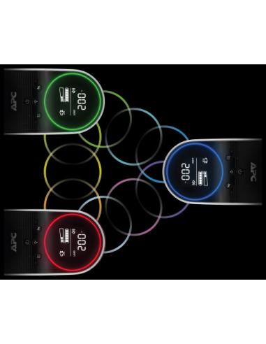 APC Back-UPS Pro BGM2200B-GR - 2200VA/1320W, 4 salidas Schuko y 2 salidas C13, 3 cargadores USB, puerto de datos USB