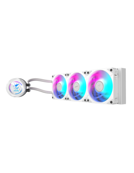 GIGABYTE Refrigeración líquida AIO AORUS WATERFORCE II 360 ICE para CPU - 3 ventiladores ARGB de 120 mm, mecanismo de bloqueo de