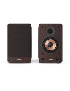 Sharp BOOKSHELF SPEAKERS De 2 vías Marrón Inalámbrico y alámbrico 60 W 2