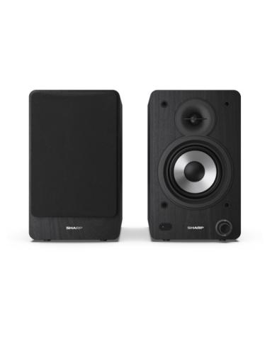 Sharp Bookshelf Speakers De 2 vías Negro Inalámbrico y alámbrico 60 W