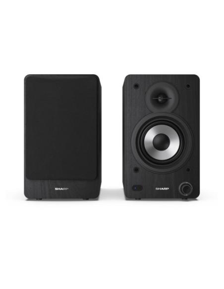 Sharp Bookshelf Speakers De 2 vías Negro Inalámbrico y alámbrico 60 W