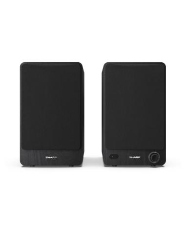 Sharp Bookshelf Speakers De 2 vías Negro Inalámbrico y alámbrico 60 W