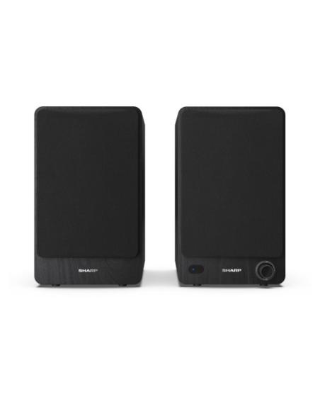 Sharp Bookshelf Speakers De 2 vías Negro Inalámbrico y alámbrico 60 W